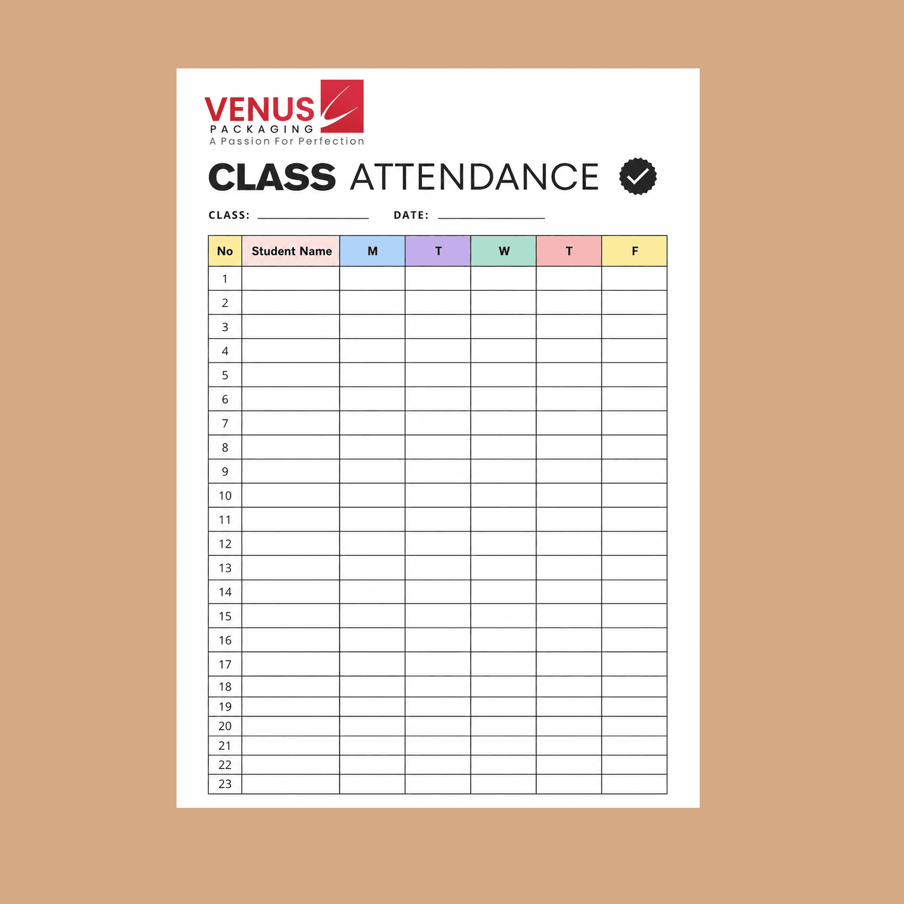 Attendance Card
